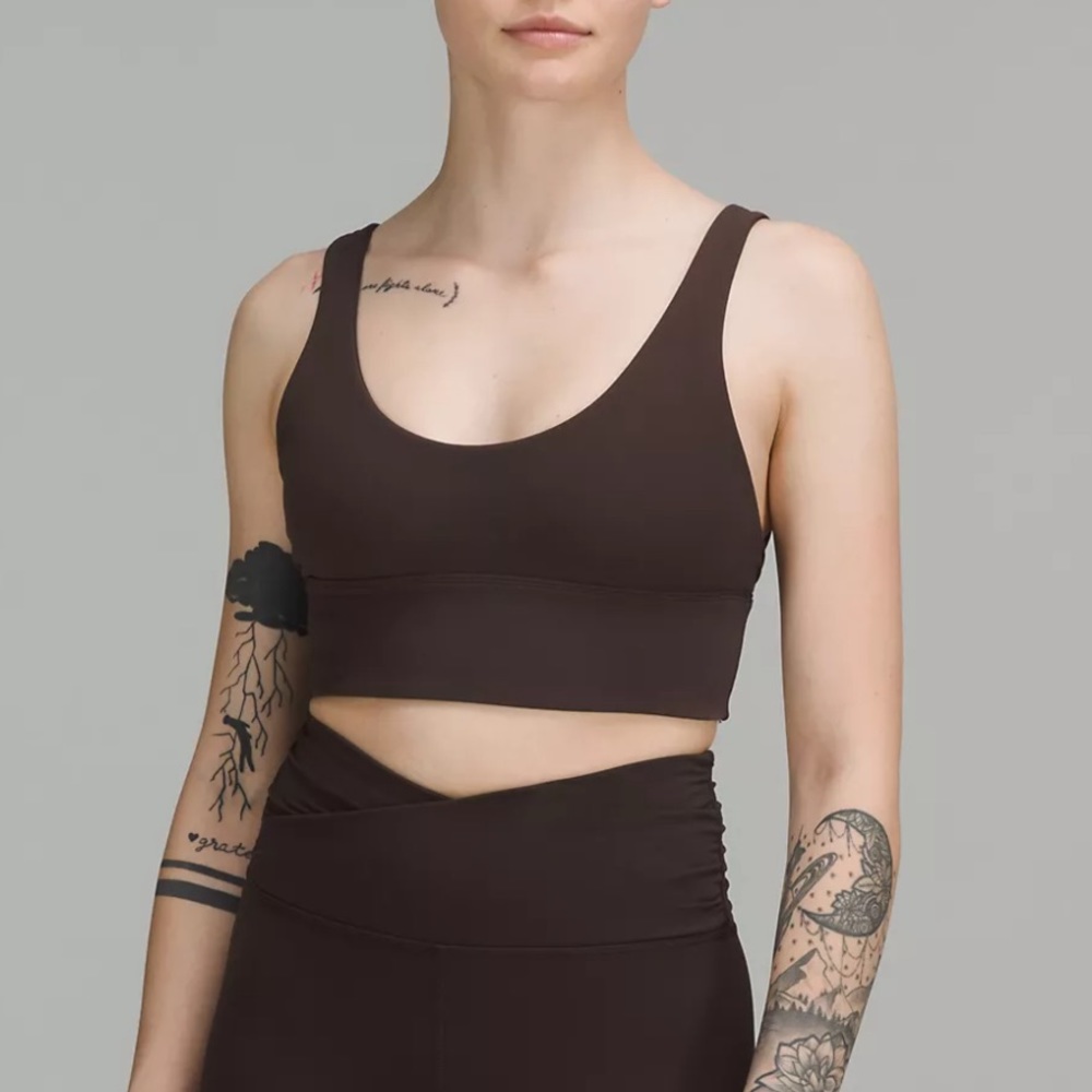 NEW Lululemon Align™ Bra Light Support, A/B Cup, NWT, color: French Press Size 8